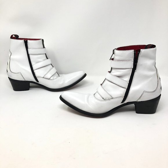 Jeffery West Sixx Muse Leather Ankle Boots - Picture 2 of 16